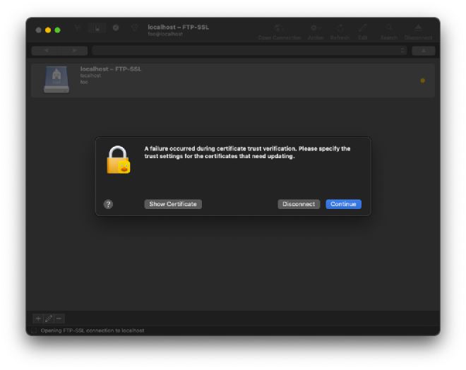 Certificate Trust Verification