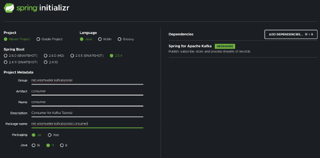 Producer Initialisation