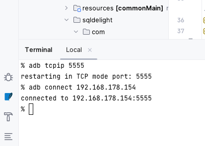 Android Studio Terminal