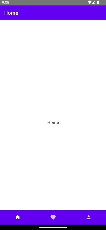 Sample Application with Tab-Navigation